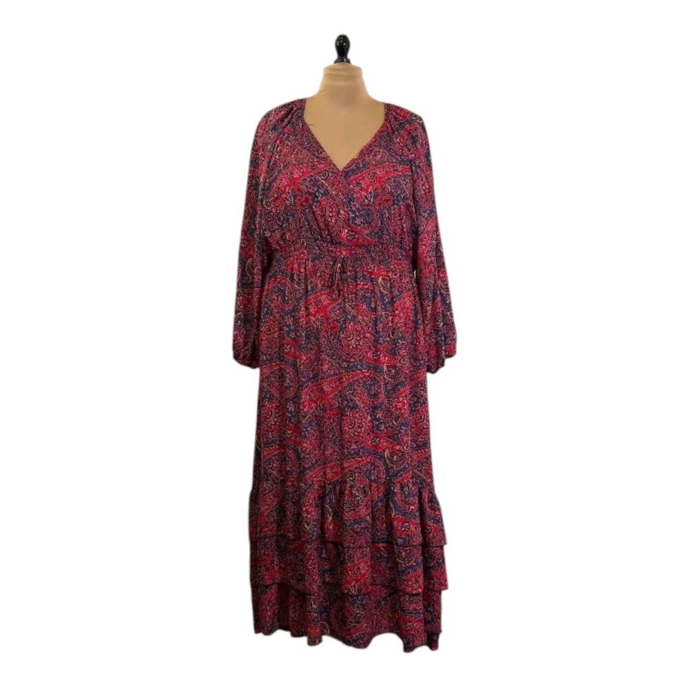 Anthropologie Boemo Paisley Tiered Maxi Dress, NWOT! Size 3X